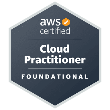 AWS Certified Cloud Practitioner Badge